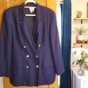 Talbots Linen Blend Blazer